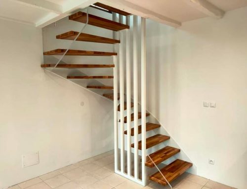Escalier suspendu modèle Lyre