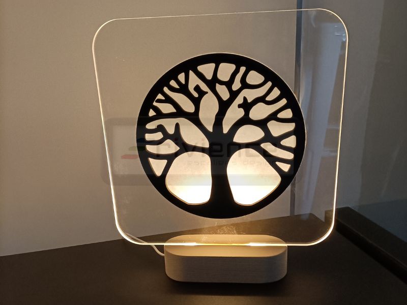 Lampe 3D - Arbre de vie