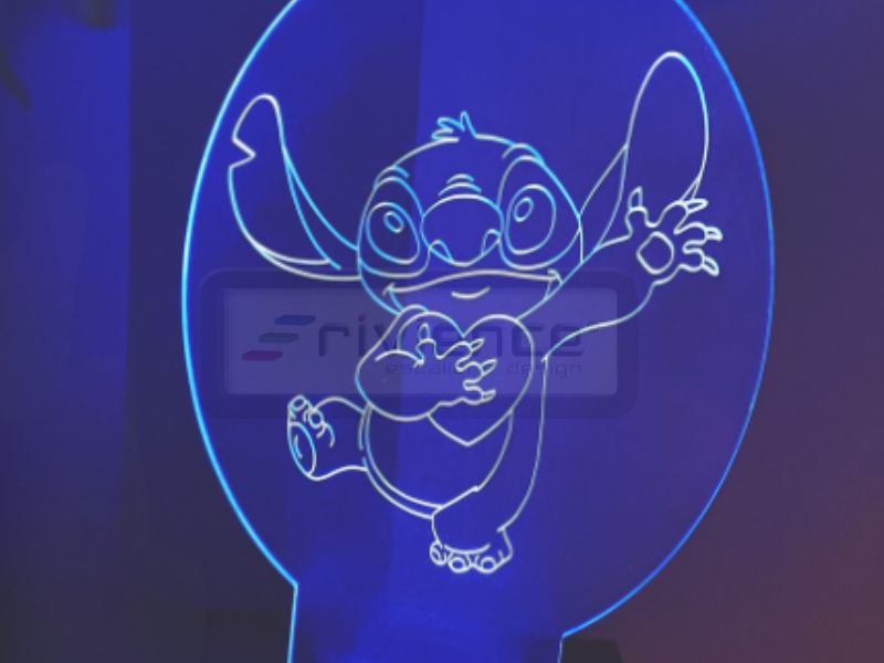 Lampes 3D Stitch