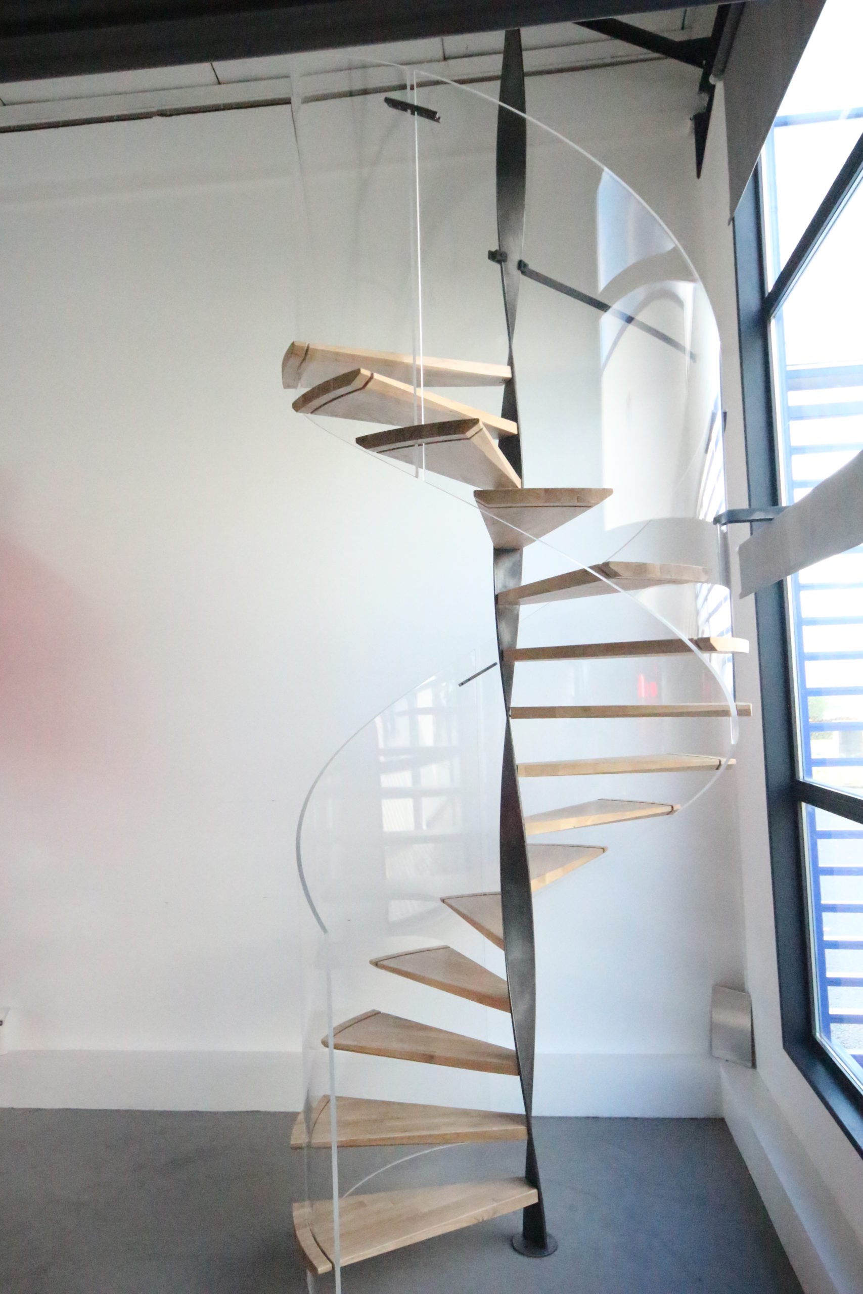 Escalier Verre